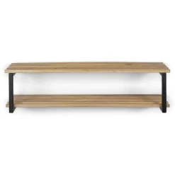 Parker industrieel schoenenrek XL zwart / hout