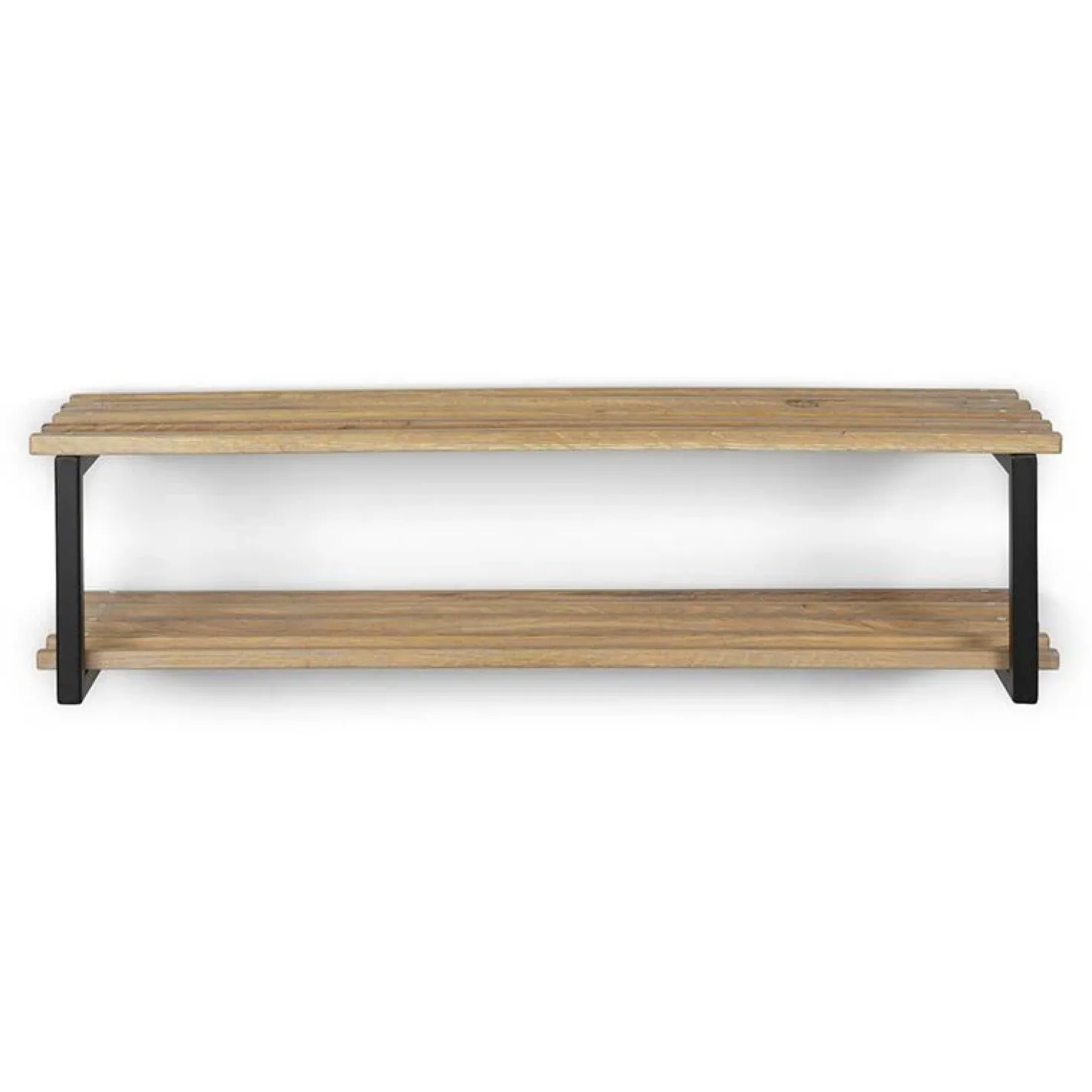 Parker industrieel schoenenrek XL zwart / hout