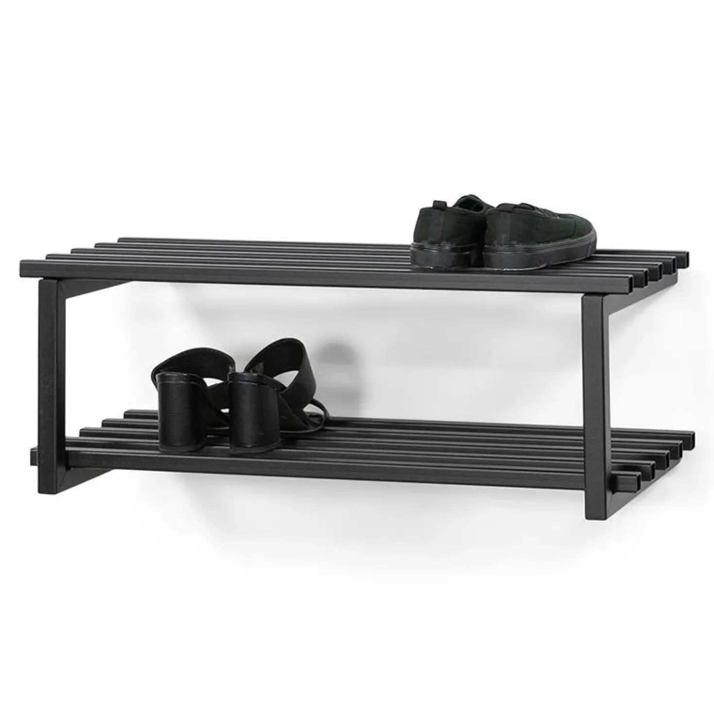 Parker industrieel schoenenrek zwart