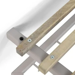 Parker Wandkapstok Taupe Eikenhout 76cm