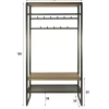 Patrick Garderobemeubel brons 100cm