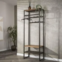 Patrick Staande Kapstok Hout 70cm