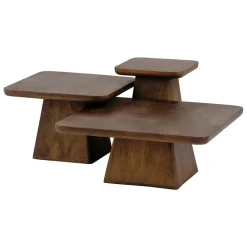 Pauli Salontafel 60cm Mangohout Walnoot