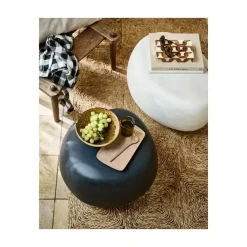 Pebble Bijzettafel Betonlook Antraciet 50cm