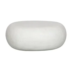Pebble Bijzettafel Betonlook Wit 65cm