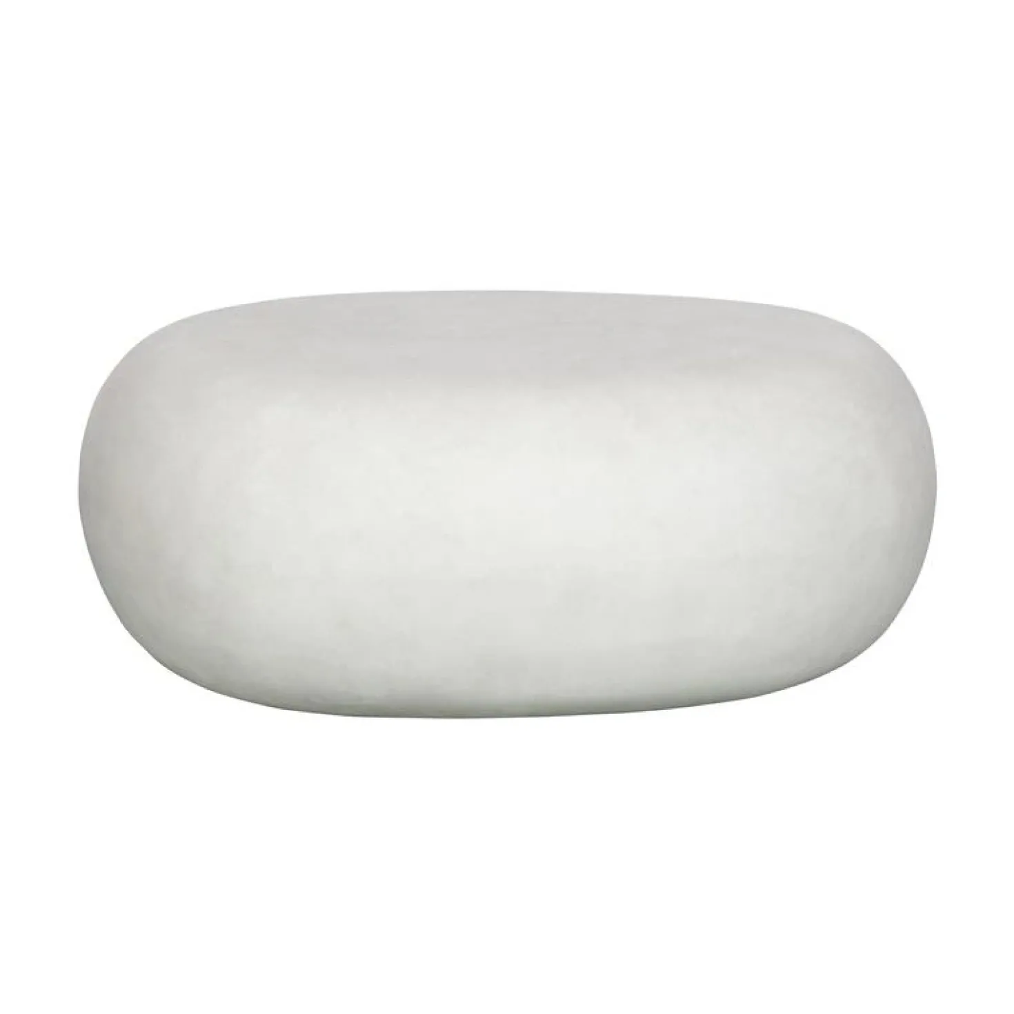 Pebble Bijzettafel Betonlook Wit 65cm