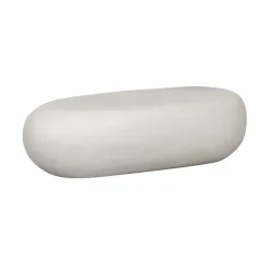 Pebble Salontafel Betonlook Wit 100cm