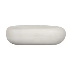 Pebble Salontafel Betonlook Wit 100cm