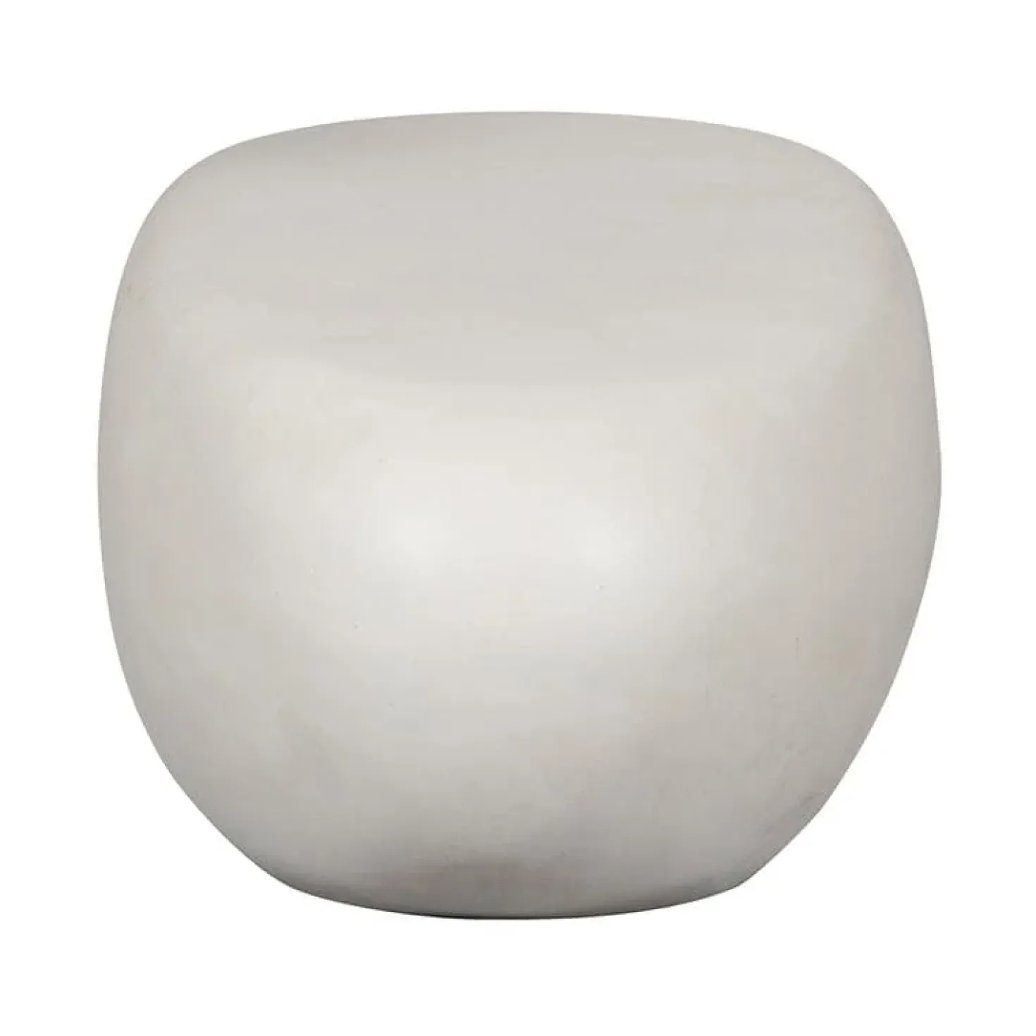 Pebble Salontafel Betonlook Wit 100cm