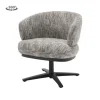 Perca Eetkamerfauteuil Wit-Grijs