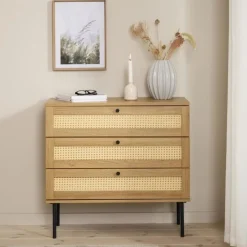 Pernille Ladekast Naturel rotan 80cm