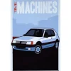 Peugeot 205 Time Machines - metalen bord