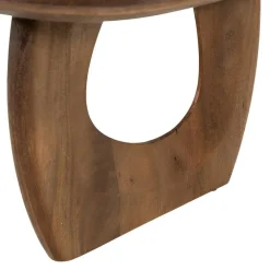 Phoebe Salontafel deens ovaal Bruin 130cm