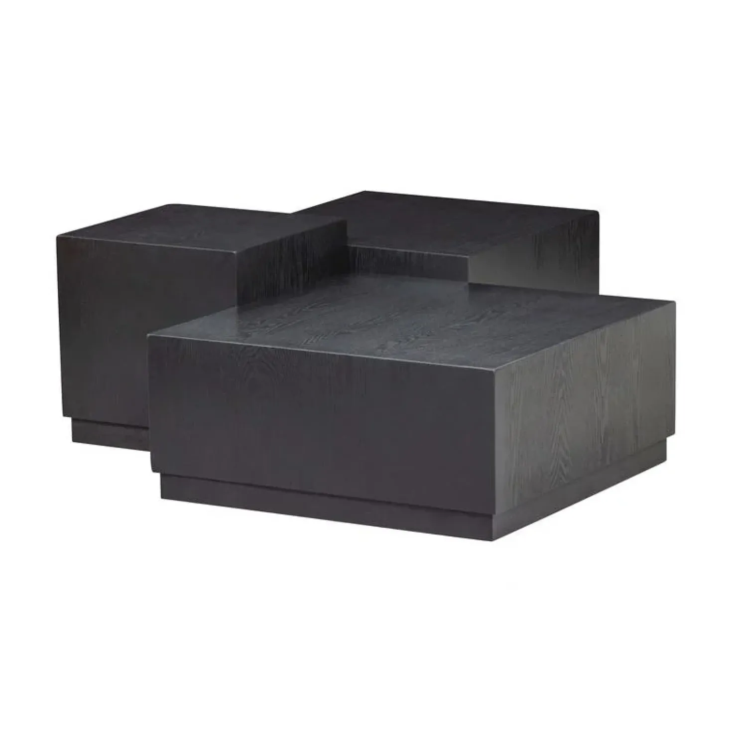 Pim Bijzettafels Hout Zwart Set Van 3