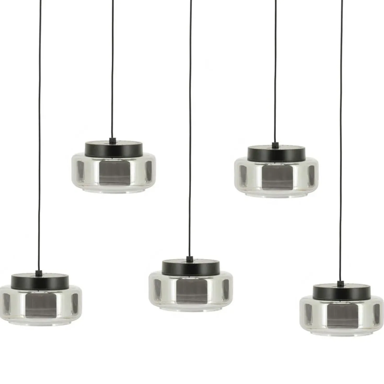Pivot 5-lichts getrapte Hanglamp