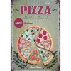 Pizza - metalen bord
