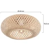 Plafondlamp Maze 1-lichts licht hout