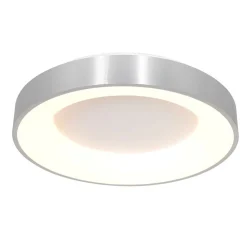 Plafonniere Ringlede zilver large 48cm