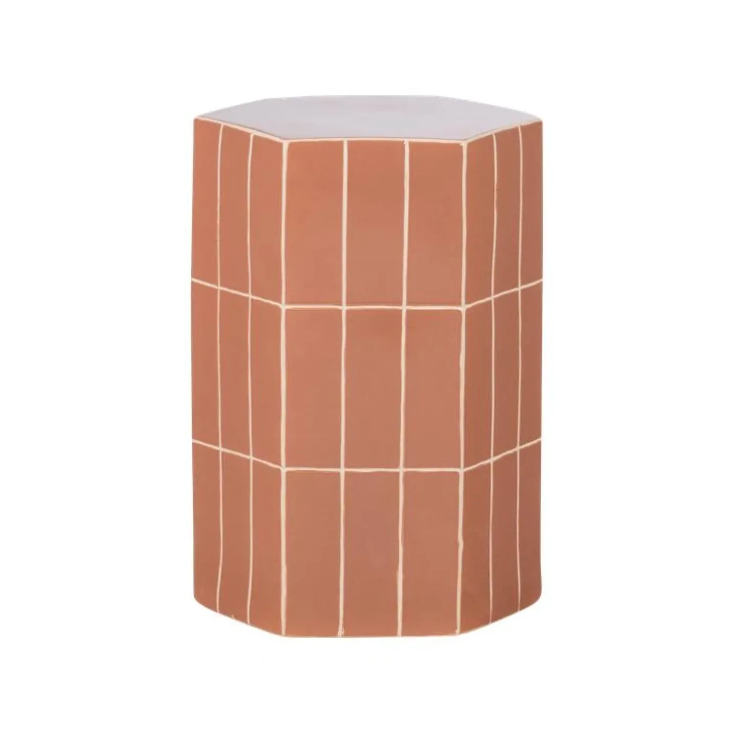 Plu Bijzettafel Oudroze 54cm