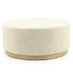 Poef Avah large beige 80cm