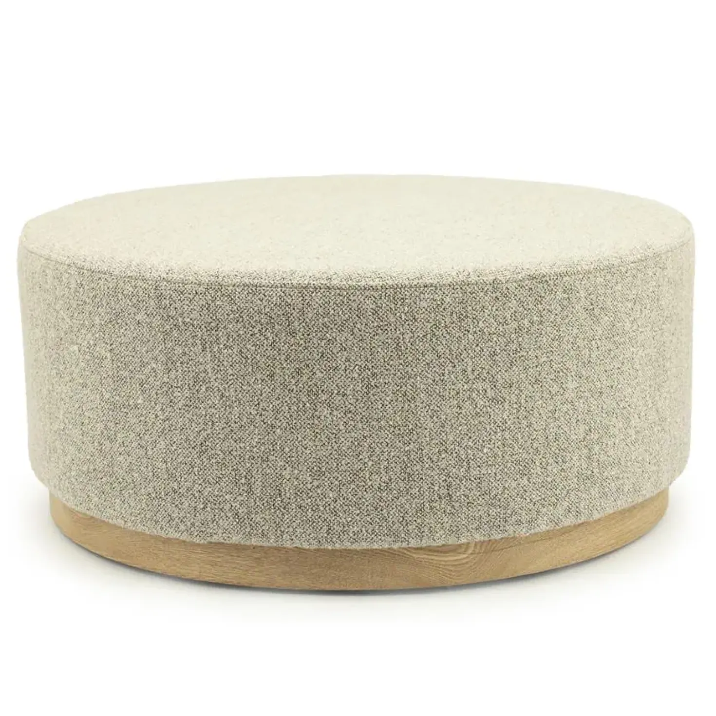 Poef Avah large taupe 80cm