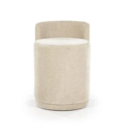 Poef Marque Taupe 43cm