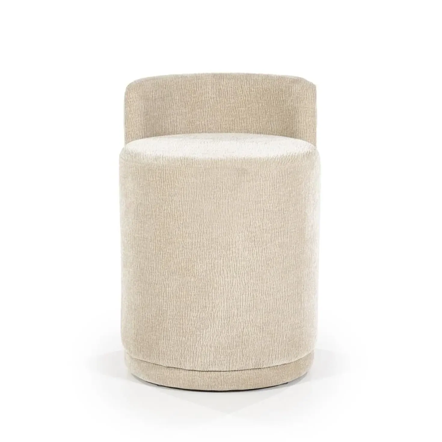 Poef Marque Taupe 43cm