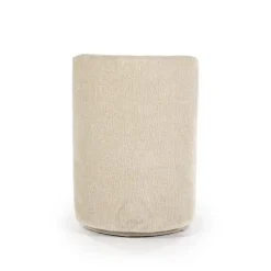 Poef Marque Taupe 43cm