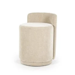 Poef Marque Taupe 43cm