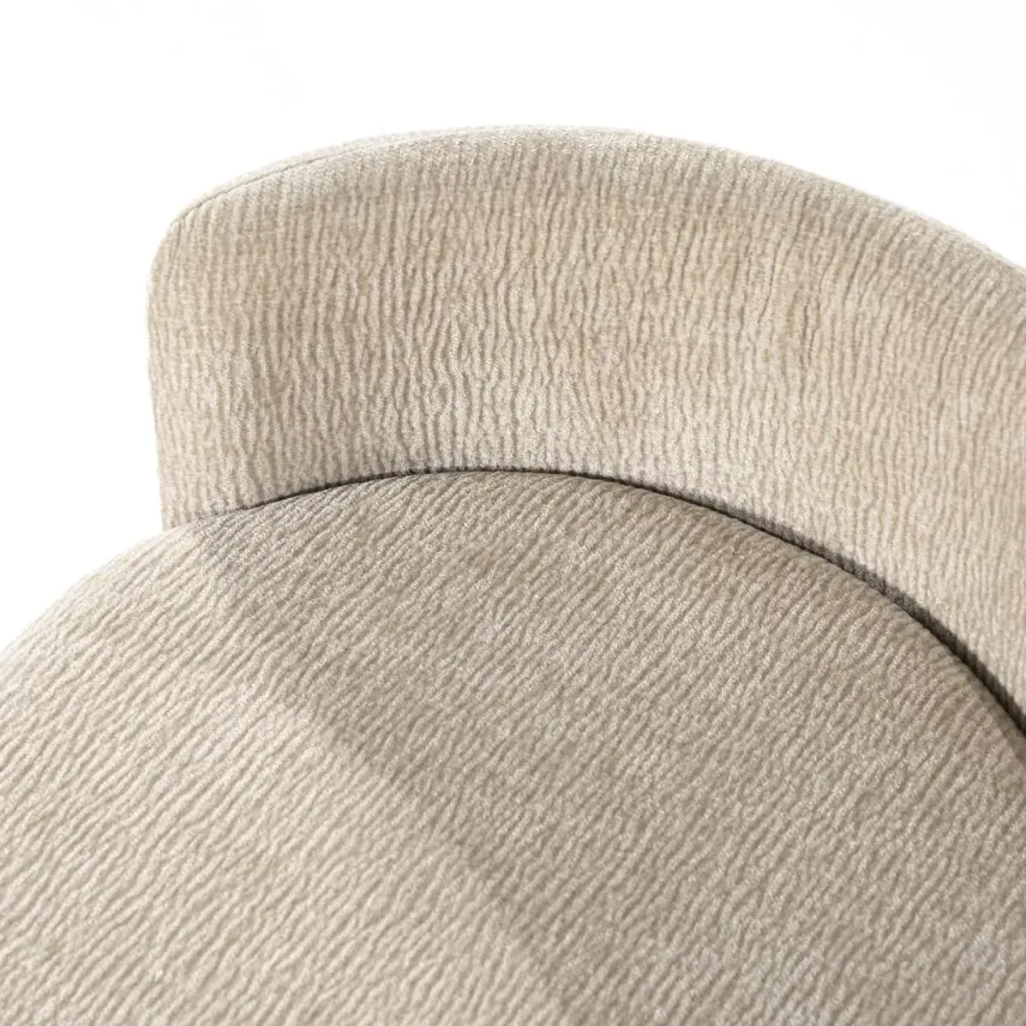 Poef Marque Taupe 43cm