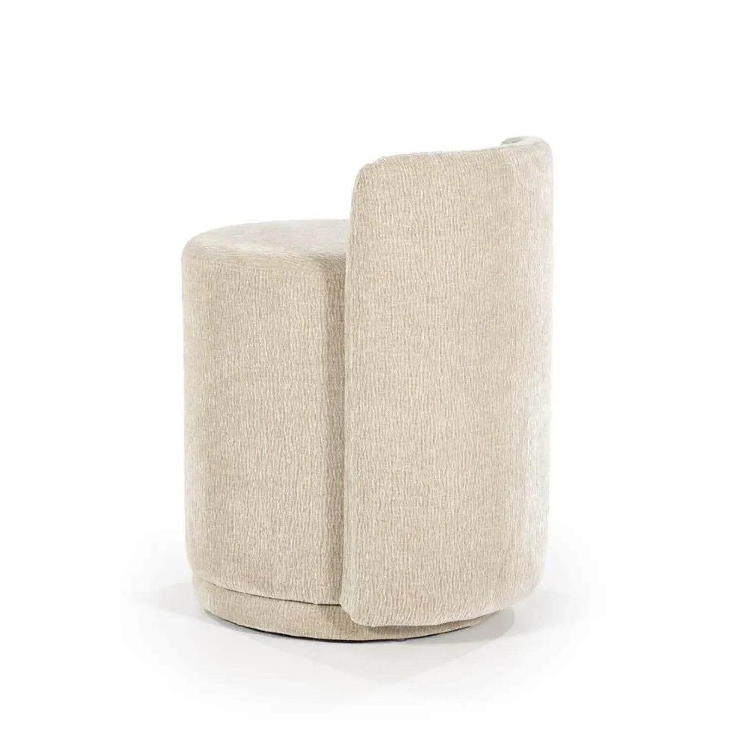 Poef Marque Taupe 43cm