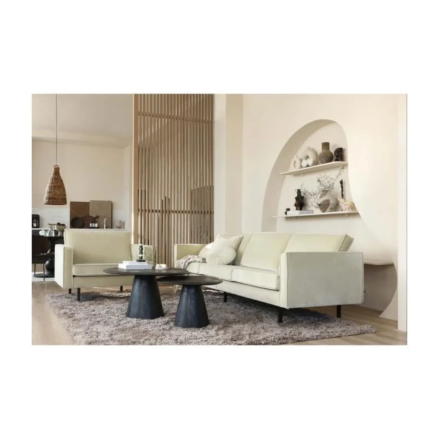 Posture Salontafel Mangohout Zwart 120cm