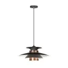 Potenza 1-lichts Hanglamp Zwart/Koper 50cm