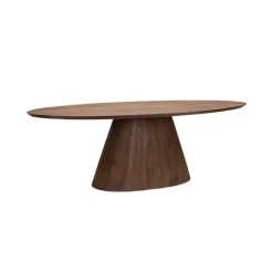 Premana Eetkamertafel ovaal Bruin 220 cm