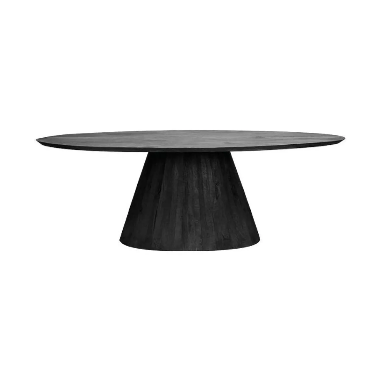Premana Eetkamertafel ovaal Zwart 240 cm