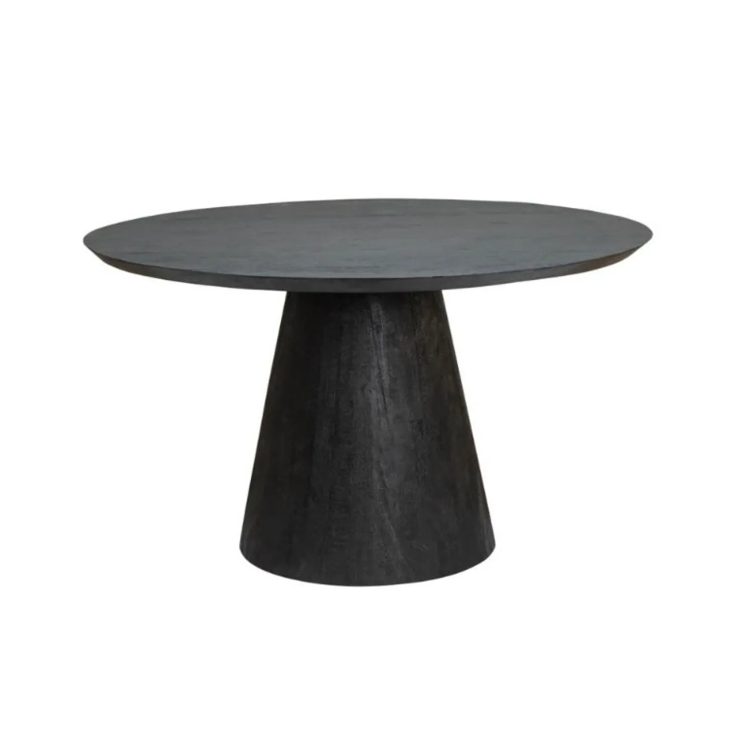 Premana Eetkamertafel rond Zwart 130 cm
