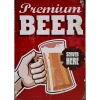 Premium Beer Served here - metalen bord