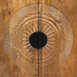 Puck Wandkast laag Mangohout 90cm