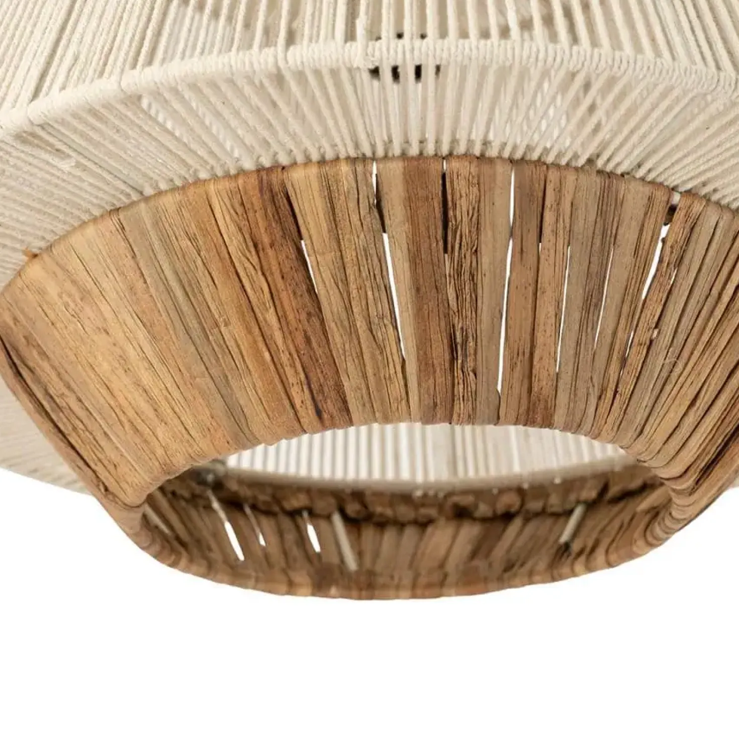 Rae 1-lichts Hanglamp kort Beige