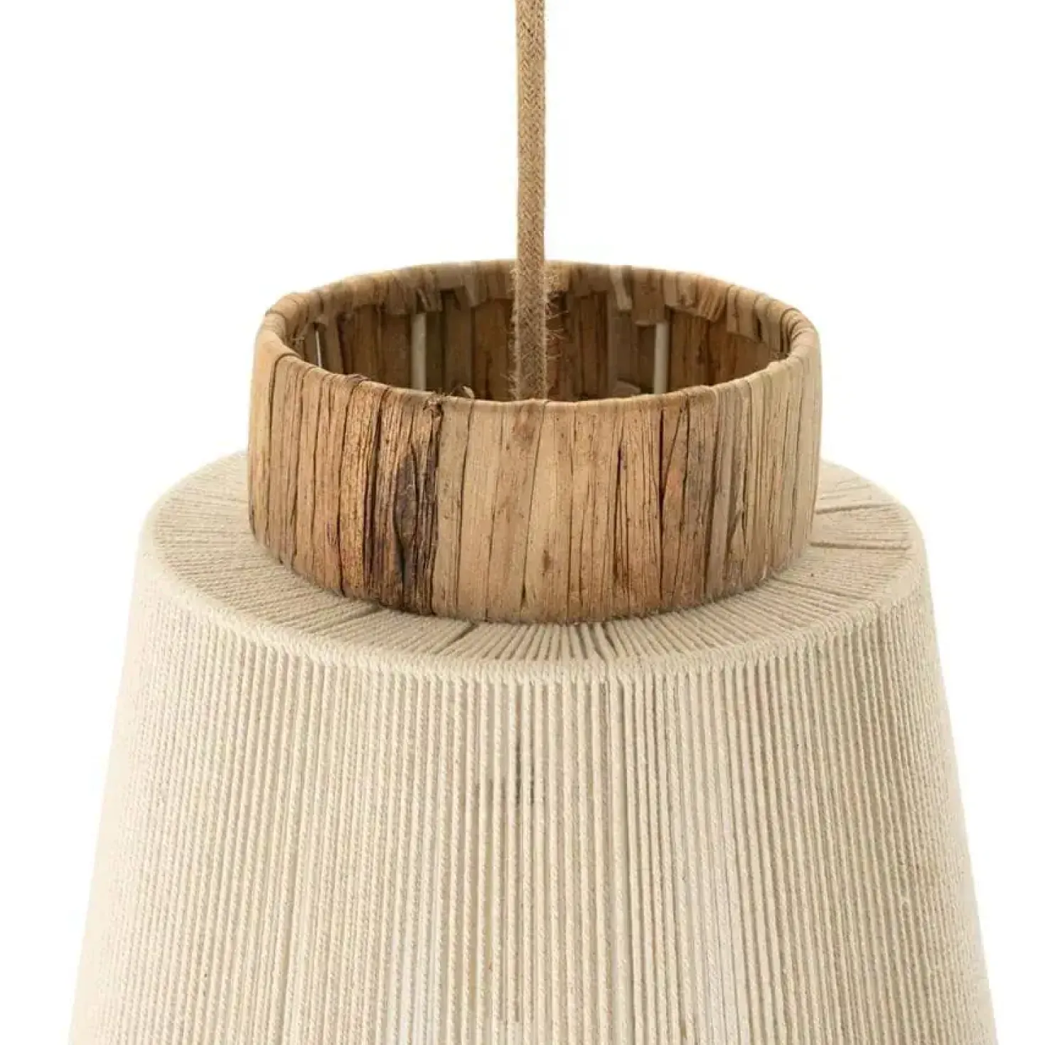Rae 1-lichts Hanglamp lang Beige
