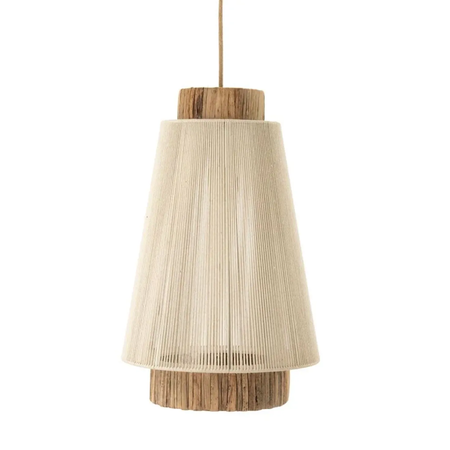 Rae 1-lichts Hanglamp lang Beige