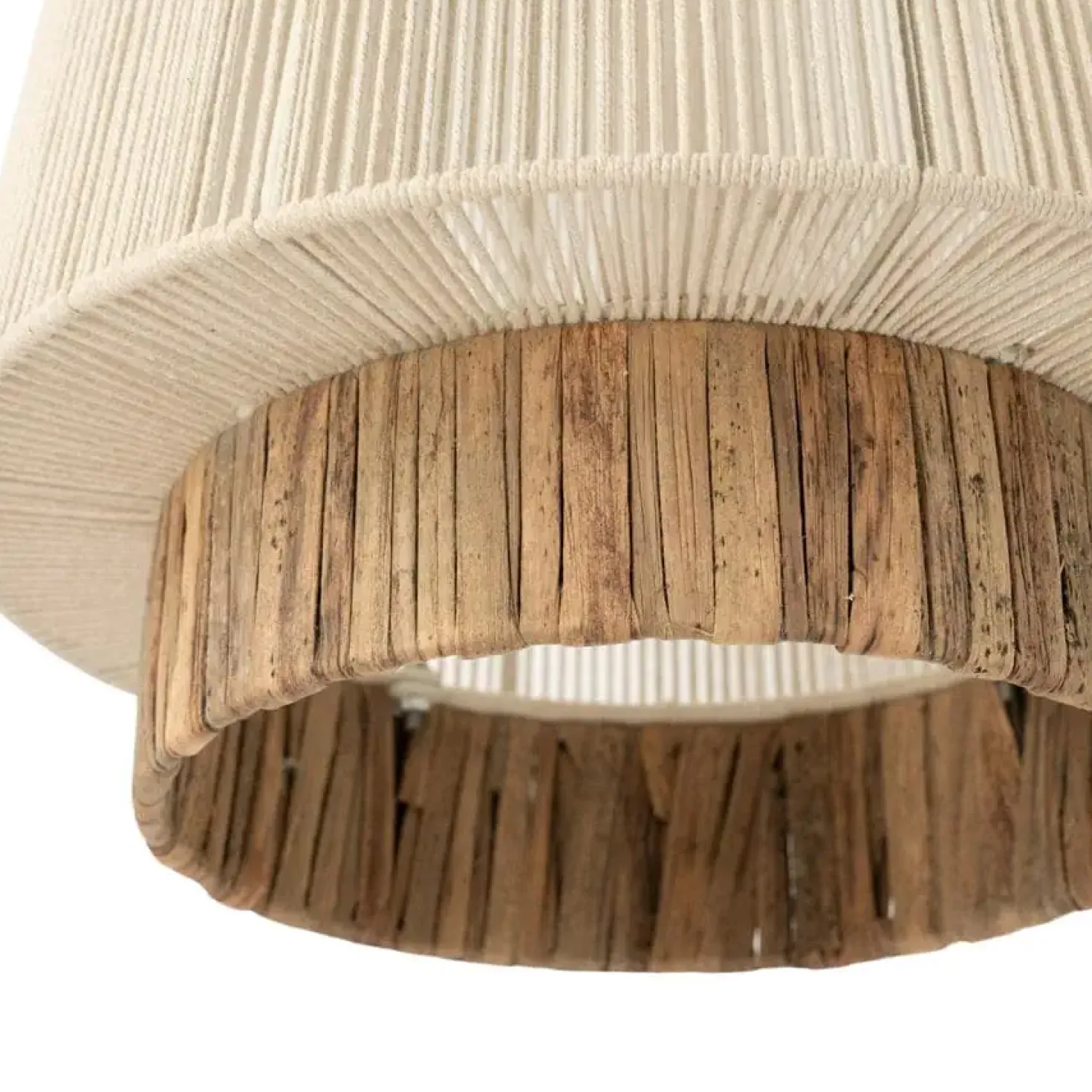 Rae 1-lichts Hanglamp lang Beige