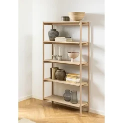 Ravel Boekenkast Hoog Naturel 86cm