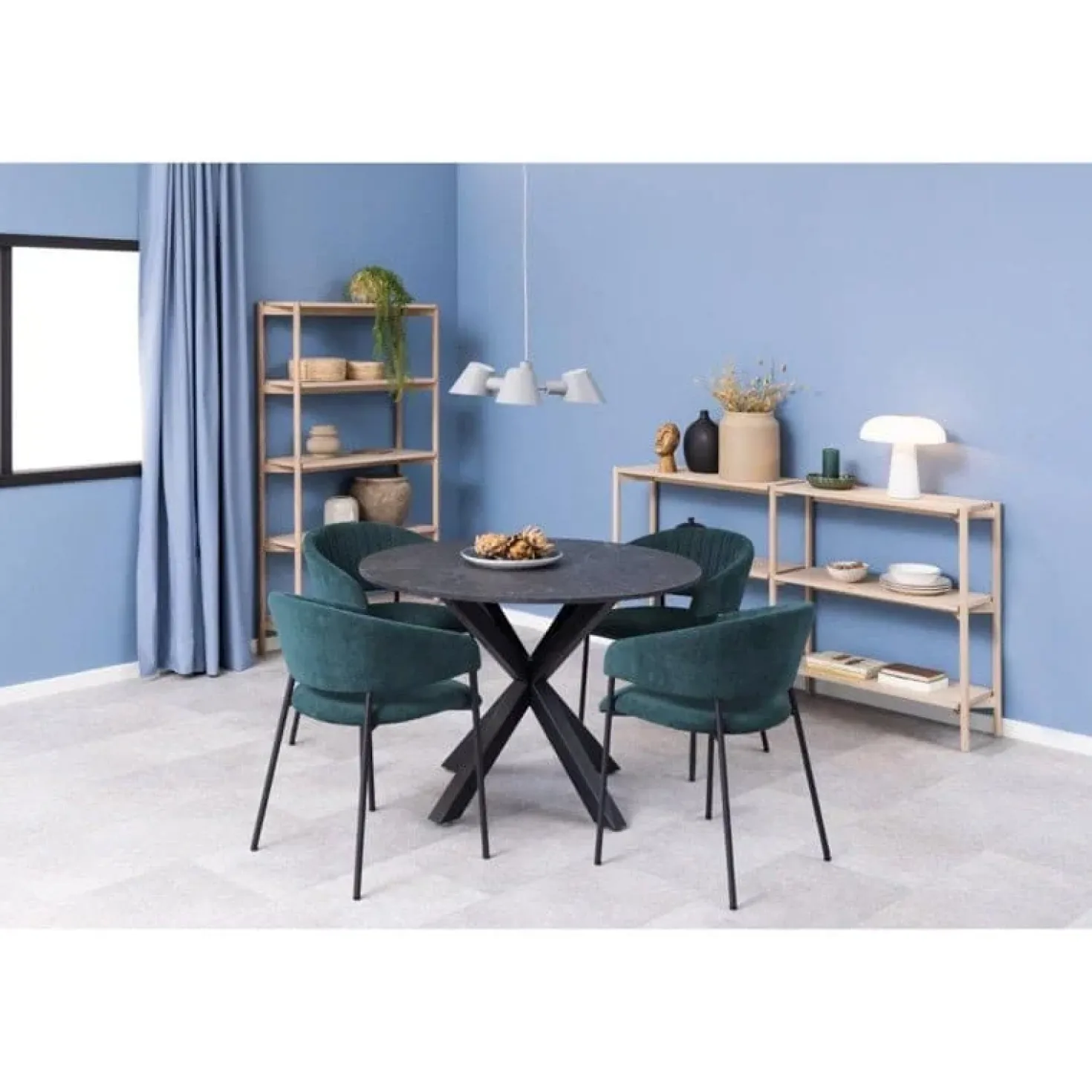Ravel Boekenkast Laag Naturel 169cm