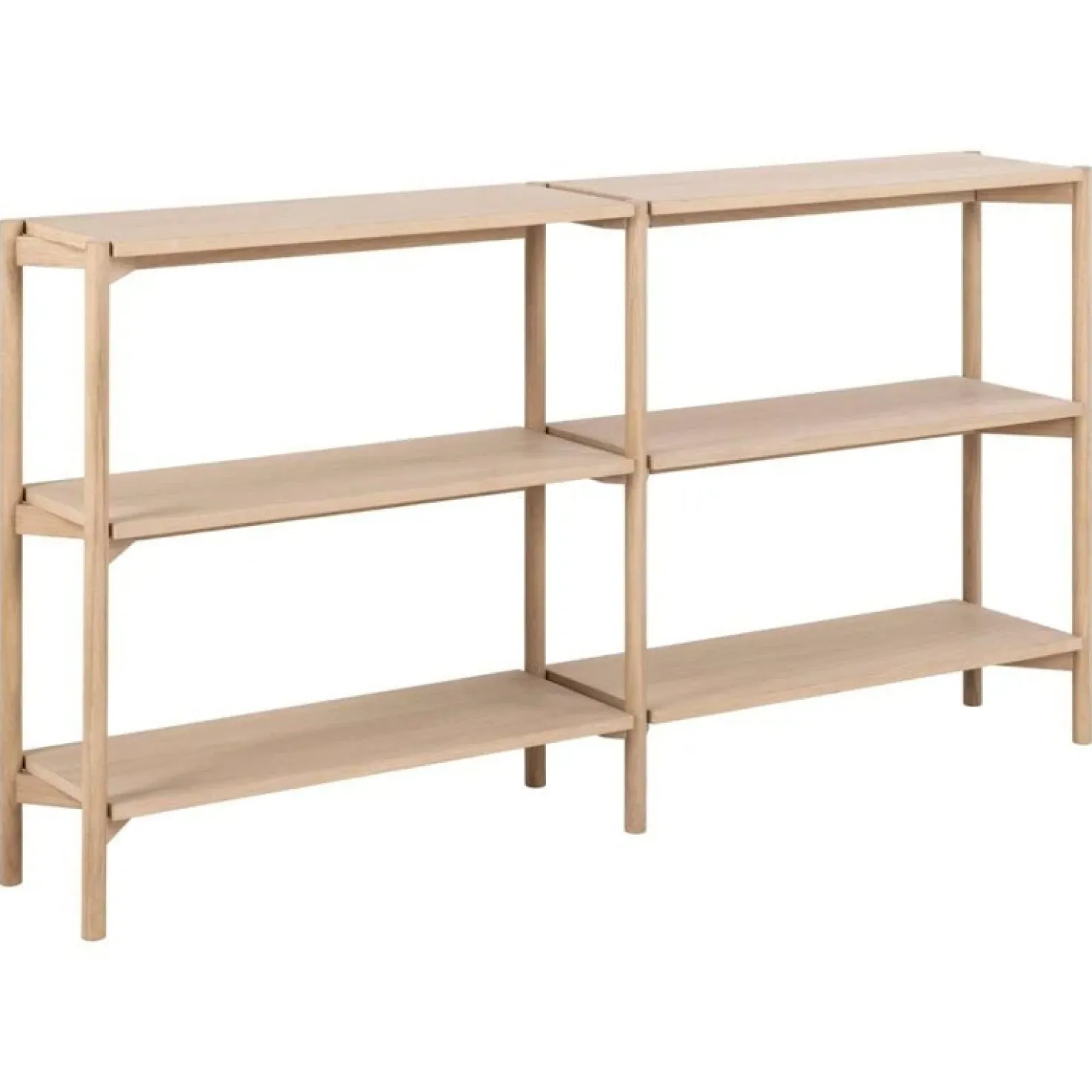 Ravel Boekenkast Laag Naturel 169cm