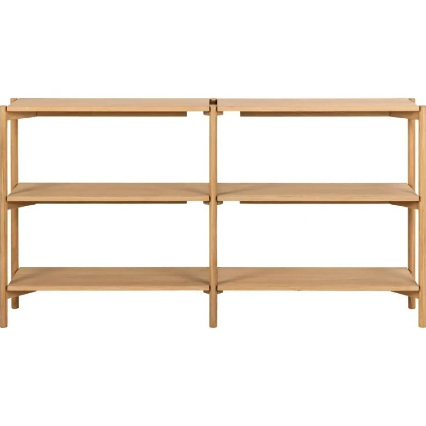 Ravel Boekenkast Laag Naturel 169cm