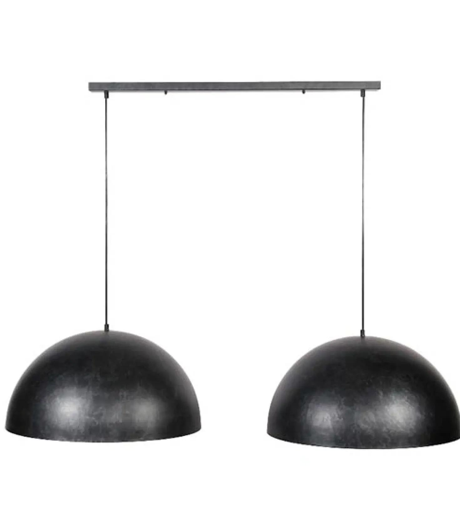 Raven 2-lichts hanglamp industrieel