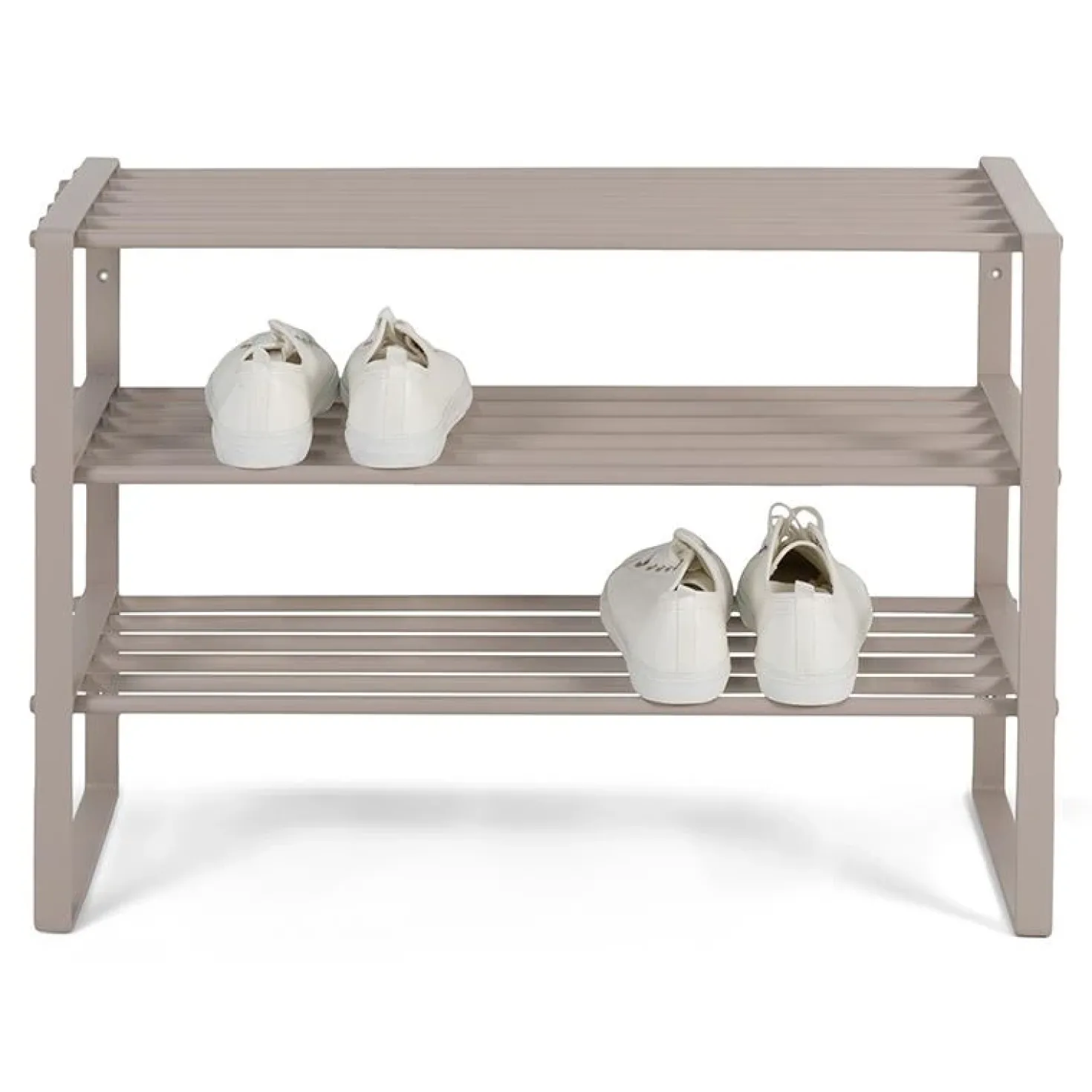 REEF industrieel dubbele schoenenrek Taupe