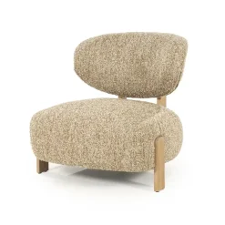 Reiza Fauteuil naturel Taupe
