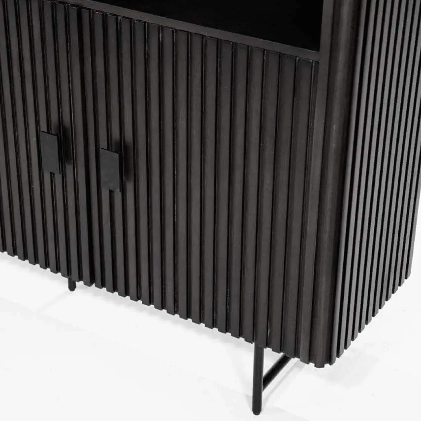 Remi open Vakkenkast XL Zwart 200cm